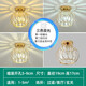 晶蕾 led輕奢水晶過道燈走廊燈簡(jiǎn)約現(xiàn)代燈創(chuàng)意北歐陽臺(tái)入戶玄關(guān)燈 金色吸頂led白+暖+中性（暗裝）