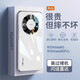 摩及 華為Mate60Pro手機殼玻璃金屬攝像頭新款防摔mate60高檔全包保護套高級感男女款 【雅典白】電鍍 華為Mate 60