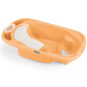 cam IL MONDO DEL BAMBINO意大利原裝進(jìn)口新生嬰兒洗澡盆加厚可坐可躺硅膠防滑寶寶兒童洗澡 桔色U48【硅膠防滑坐躺兩用】