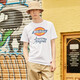 dickies 純棉短袖T恤男 情侶男女同款 印花休閑百搭上衣7087 白色 L