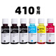 適用惠普HP ink tank wireless 410打印機墨水通用專(zhuān)用hp410黑彩色GT53 四色一套+黑色2瓶