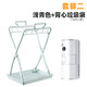 愜藝 可折疊垃圾架帶托盤(pán)塑料袋收納支架架子廚房大手提袋垃圾袋支架垃圾桶掛架 大號淺青色+背心垃圾袋（50個(gè)/卷）*1