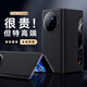 皇上請進 適用vivo xfold3手機殼折疊屏手機X fold3pro保護套全包磁吸翻蓋防摔智能視窗保護殼 VIVO XFold3【薄翼黑】丨磁吸翻蓋 真皮質感丨全方位保護