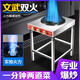 財旺來 猛火灶商用灶燃?xì)庠顔卧顔蝹€炒爐液化氣爆炒煤氣飯店專用 小號文武火