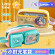 廣博(GuangBo)小時光筆袋吧唧收納袋學(xué)生文具盒多層大容量鉛筆盒 開學(xué)禮物 藍(lán)色H00009