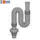 海立洗手脸盆下水管厨房S弯水封防臭伸缩软管洗漱台面盆排水管73322Q