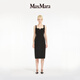 MaxMara 2025春夏女裝無(wú)袖純色連衣裙6221055106 黑色 38
