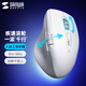 SANWA SUPPLY人體工學(xué)無(wú)線藍(lán)牙雙模鼠標(biāo) 快速滾輪 雙滾輪鼠標(biāo) Win/Mac適用 辦公游戲 2.4G+藍(lán)牙 WBT207 白色