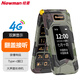 紐曼經(jīng)典翻蓋老年機備用機折疊機老人手機超長(cháng)待機語(yǔ)音播報大字體大聲音4G全網(wǎng)通男女學(xué)生商務(wù) 【迷彩色】4G全網(wǎng)通版