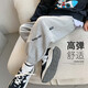 左西男童褲子兒童衛(wèi)褲春秋款2025新款男孩韓版休閑長褲運動褲 灰色160