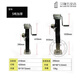 手搖拖車(chē)千斤頂液壓立式拖掛機械螺旋升降支架吊車(chē)車(chē)斗支撐腿25噸 加重5噸