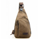 途尊（kingtrip）帆布包批發(fā)男士韓版胸包多功能帆布運動(dòng)男士小包斜挎單肩包男包 卡其色