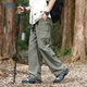 頂峰保羅（Dingfengbaoluo）戶外沖鋒褲子男春夏季山系休閑寬松工裝直筒長褲子29018軍綠2XL
