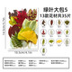 澳顏萊 真樹葉植物標(biāo)本干花壓花幼兒園手工貼畫diy材料包制作書簽真花朵 綠葉大包35片【葉子】