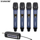 響徹（XIANGCHE） 無(wú)線(xiàn)麥克風(fēng)一拖二即插即用便攜無(wú)線(xiàn)手持話(huà)筒廣場(chǎng)舞音響卡拉OK唱歌家用會(huì )議動(dòng)圈 一拖四無(wú)線(xiàn)麥克風(fēng)