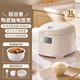 蘇泊SUIPOR爾電飯煲家用同款新款多功能電飯煲家用小型0涂層電飯鍋3-4人無涂層316不銹鋼內(nèi)膽 3L菊蕊白(陶瓷釉釜膽)