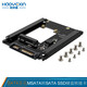 皓燁鑫（HaoYeXin） MSATA轉SATA3.0擴展卡SSD固態(tài)硬盤(pán)M2轉SATA轉接卡 只支持SATA協(xié)議 MSATA轉SATA黑色支架款-不支持NVME協(xié)議