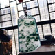 玉施冰種翡翠吊墜高冰觀音緬甸天然A貨飄花無事牌平安扣掛件玉石玉佩 已聯(lián)系客服選貨，尾款5000