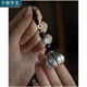 樂喵（LEMIAO）仿銀大蒜手把件男勝算在握吊墜汽車鑰匙掛件可轉(zhuǎn)動掛飾女七夕禮物 《大蒜》單吊墜+鑰匙扣繩 銅渡銀