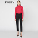 PORTS寶姿商場(chǎng)同款秋冬新品女裝長(cháng)袖套頭衫LA9K503GZH008 杜鵑紅 S