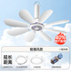 奧克斯小吊扇升級8葉吊扇小型電風扇家用宿舍床上風扇輕音大風力蚊帳吊扇便攜式小風扇 【輕音勁風8扇葉】+2米延長線