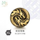 周生生黃金轉運珠XL酷黑雙龍串珠生肖龍足金不含繩94346C定價(jià)