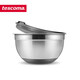 tescoma 捷克進(jìn)口烘焙料理碗 不銹鋼輔食料理盆 自帶密封蓋打蛋攪拌盆  料理碗20cm