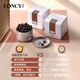 蘿西（Loncy） 300粒罐裝無(wú)蔗糖添加純黑苦巧克力85%75%高純可可脂健身便攜零食 0蔗糖-黑巧鷹嘴豆罐裝300g共2罐 罐裝