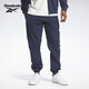 銳步銳步官方24新品男女同款經(jīng)典復古潮流運動(dòng)休閑直筒長(cháng)褲 24SRM617UGN1 藏藍色 M