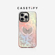 CASETIFY 幻彩蝴蝶 鏡面磁吸手機(jī)殼 適用于iPhone12/13/14/15/16 Plus/Pro/Max 蘋果手機(jī)殼 半透明粉紅漸變MagSafe iPhone 15