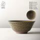 九土中式陶瓷碗盤(pán)復古餐盤(pán)菜盤(pán)子家用餐具簡(jiǎn)約湯盤(pán)碟子創(chuàng  )意水果盤(pán) 翠禾米飯碗【約5.2英寸】