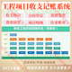 建筑工程項(xiàng)目管理系統(tǒng)記賬EXCEL表格出納收支臺(tái)記賬成本利潤報(bào)表