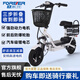 永久永久電動滑板車便攜倆輪代步車折疊電動車電瓶車鋰電池男女親子超長續(xù)航 經(jīng)典白 20Ah高端鋰電A級電芯-續(xù)航約85KM