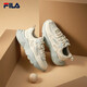 斐樂（FILA）官方MARS 1S+女鞋復古運動鞋新款跑步鞋火星鞋 白蘆筍/乳白色-GN 37.5