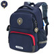 英國牛津大學(xué)OXFORD書(shū)包小學(xué)生男孩減負護脊3-6年級兒童書(shū)包英倫風(fēng)雙肩背包防潑水 X589深藍