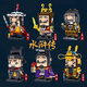 哲高拼裝積木國(guó)潮系列方頭公仔 立體拼插人仔兒童立體拼圖玩具 水滸傳全套6款