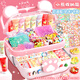 貝比童話(huà) 流沙卡磚咕卡奶油膠全套工具套裝玩具女孩生日禮物DIY手工貼紙畫(huà)