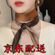 艾羅帝朗新款絲巾女小方巾韓國時(shí)尚百搭領(lǐng)巾職業(yè)圍巾脖子防曬紗巾頭巾發(fā)帶 碎點(diǎn)方巾咖