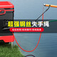 連球釣魚竿失手繩自動(dòng)伸縮溜魚器鋼絲大物水庫(kù)專用護(hù)竿繩垂釣裝備 3m(內(nèi)嵌鋼絲，顏色隨機(jī))