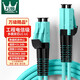 萬(wàn)級（WANJEED）光纖跳線(xiàn)LC-LC多模雙芯OM3萬(wàn)兆3.0 電信級低煙無(wú)鹵室內光纜線(xiàn)光纖尾纖 LC-LC多模雙芯-OM3 1米