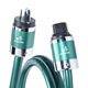 ATAUDIO green rose HiFi 發(fā)燒電源線(xiàn)單晶銅音響電源線(xiàn)發(fā)燒級膽機功放電源線(xiàn)鍍銀線(xiàn) 國標版 2米
