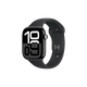【99成新】Apple/蘋果 Watch Series 10 智能手表GPS款46毫米亮黑色鋁金屬表殼黑色運(yùn)動型表帶M/L MX273CH/B 