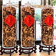 福夢(mèng)茲玻璃密封罐加長(zhǎng)加厚陳皮儲(chǔ)物罐家用五谷雜糧收納玻璃罐空罐大容量 10升 （直徑20高度40CM)加厚玻璃
