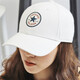 匡威（Converse）帽子男帽女帽2024秋季新款經典運動帽鴨舌帽休閑遮陽帽棒球帽潮 10008476-A02/白色經典款 均碼