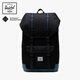Herschel Little America 赫行 25L雙肩包 經(jīng)典黑色/澎湃藍(lán)