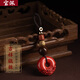 寶佩紅朱砂吉祥貔貅汽車鑰匙扣平安扣電動(dòng)車電動(dòng)自行車摩托車電瓶車