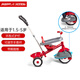 Radio Flyer瑞飛兒RadioFlyer兒童三輪車(chē)腳踏車(chē)手推車(chē)寶寶自行車(chē)溜娃神器推車(chē) 中國紅 （帶手推桿+腳踏板）