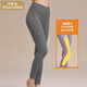 小護士保暖褲 女 中厚磨毛秋褲內穿高腰雙面磨毛打底褲 高腰大護膝 女-灰色 L /165/95