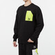 彪馬（PUMA）男裝運(yùn)動(dòng)服長(zhǎng)袖上衣休閑圓領(lǐng)套頭衫衛(wèi)衣535130-01 M碼