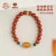 布達(dá)拉宮南紅手串蜜蠟沉香轉(zhuǎn)運(yùn)珠手鏈瑪瑙圓珠多寶串珠男女款手飾本命年 漪明波·南紅手串